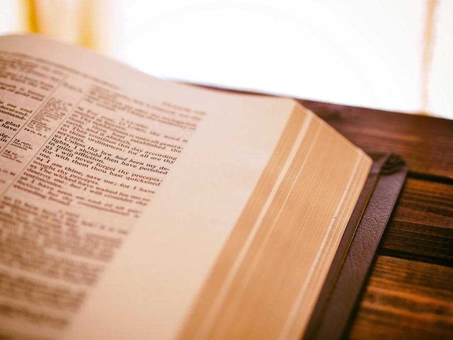 Open bible reading room