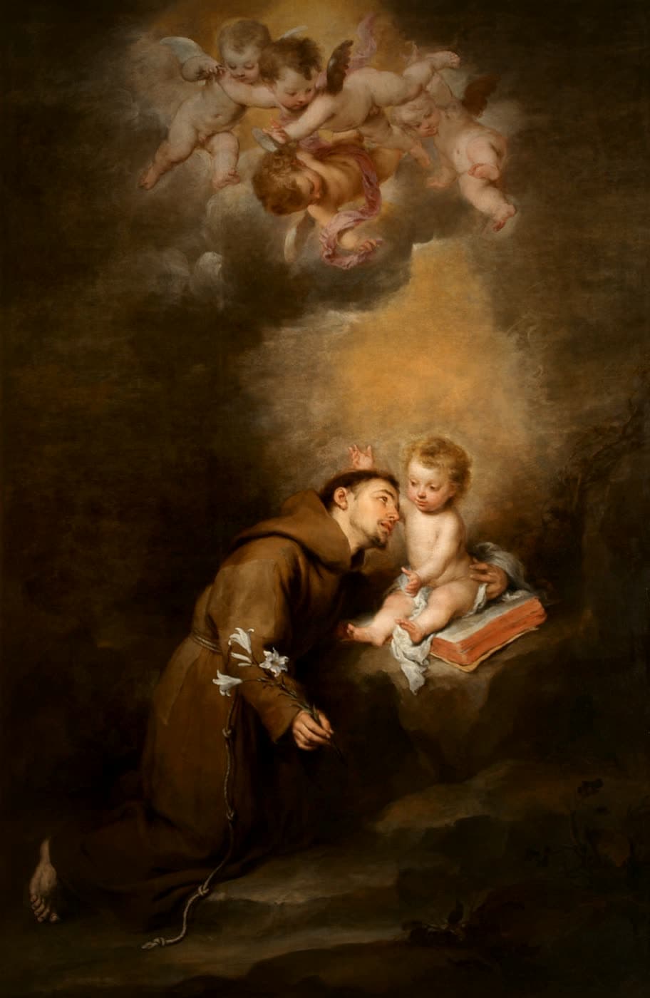 Bartolomé Esteban Murillo, St. Anthony of Padua with the Christ Child (c. 1668)