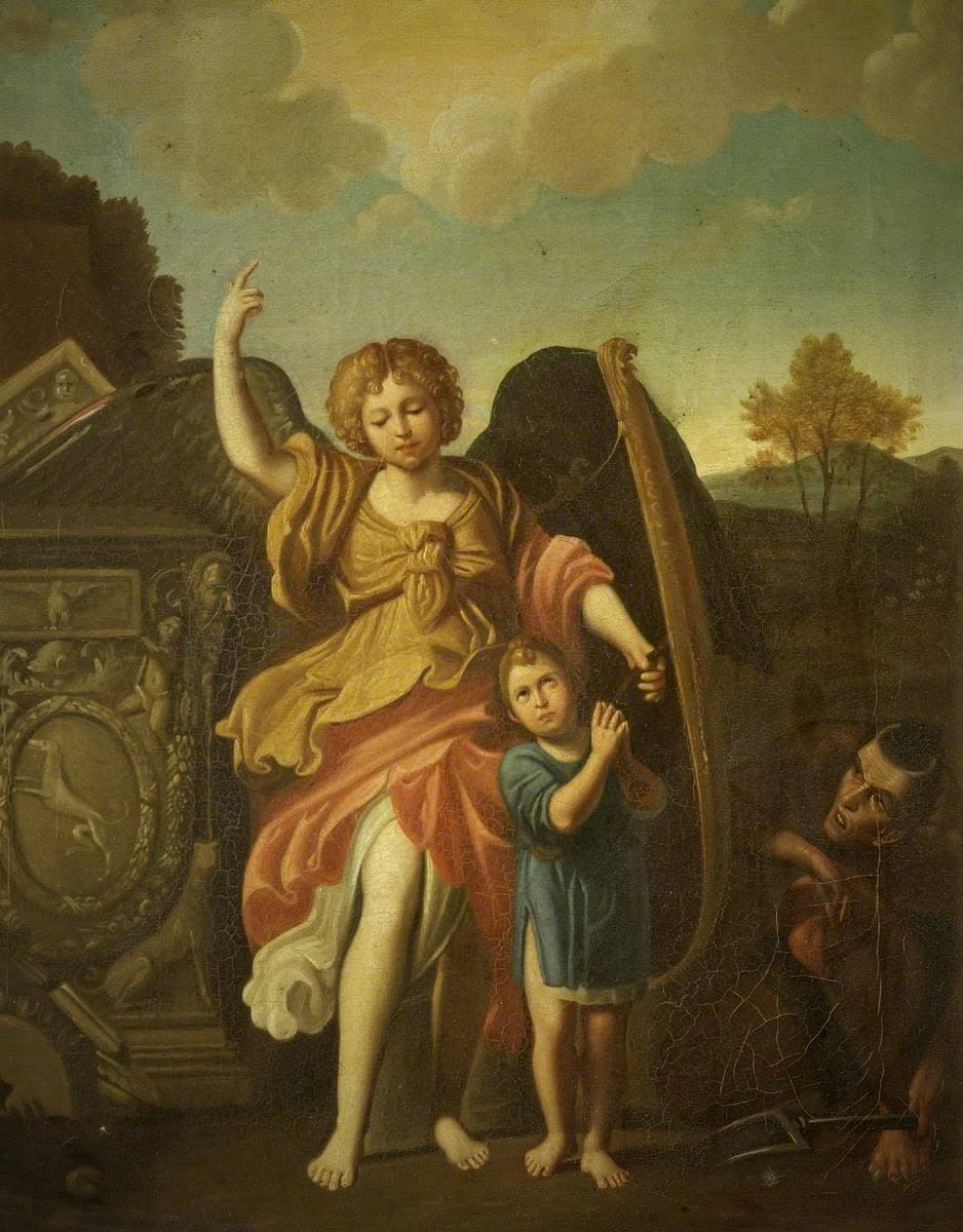 After Domenichino, The Guardian Angel (19th-century copy)